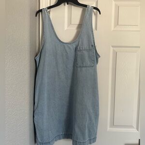 Light Blue Denim Sleeveless Dress Universal Thread XL